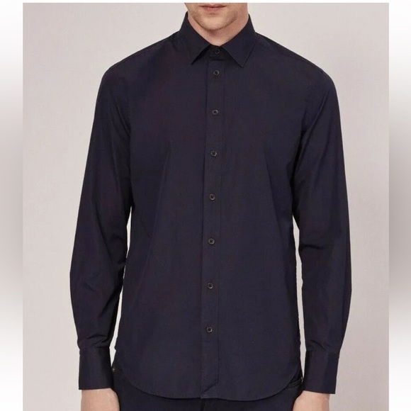 COPY - NWT RAG & BONE FIT 1 CHARLES LONG SLEEVE SLIM SHIRT (neck 16): $99 - Picture 3 of 6